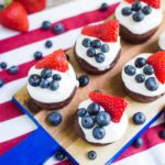 Patriotic Brownie Bites