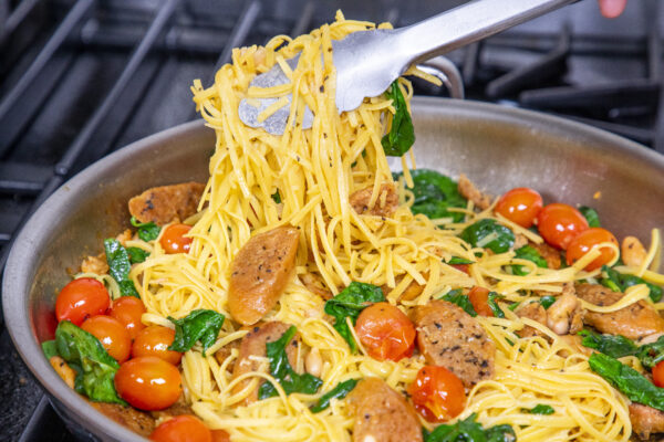 Beyond Sausage Tuscan Style Pasta Vegan Action