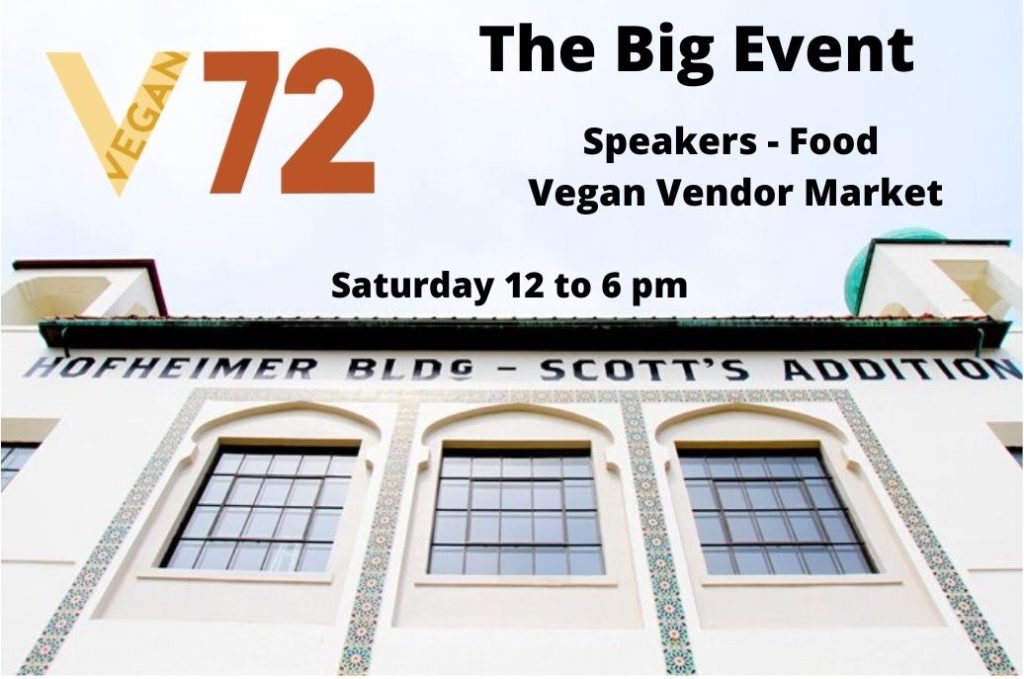 Vegan72 2020 in Richmond - Vegan Action