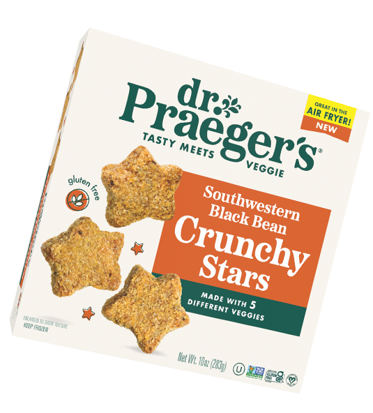 Dr. Praeger's Southwestern Black Bean Crunchy Stars