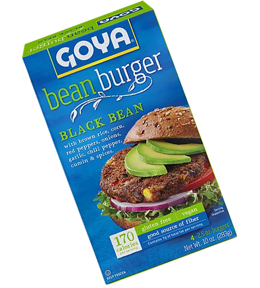 Goya Bean Burger - Black Bean Burgers